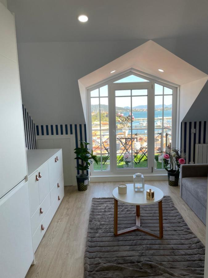 Estudio Impresionantes Vistas Con Terraza Y Piscina Baiona Ngoại thất bức ảnh